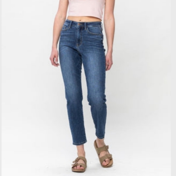 Judy Blue Women's Slim Fit High Waist Jeans In Stretch Denim Style JB82549DK - Picture 1 of 14